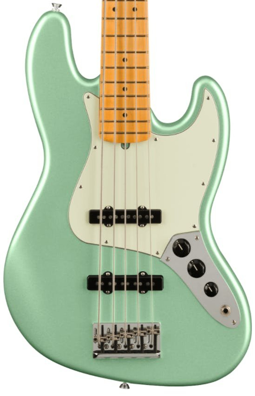 Fender American Professional II Jazz Bass V In Mystic Surf Green 